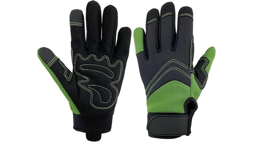 touchscreen synthetic leather gloves