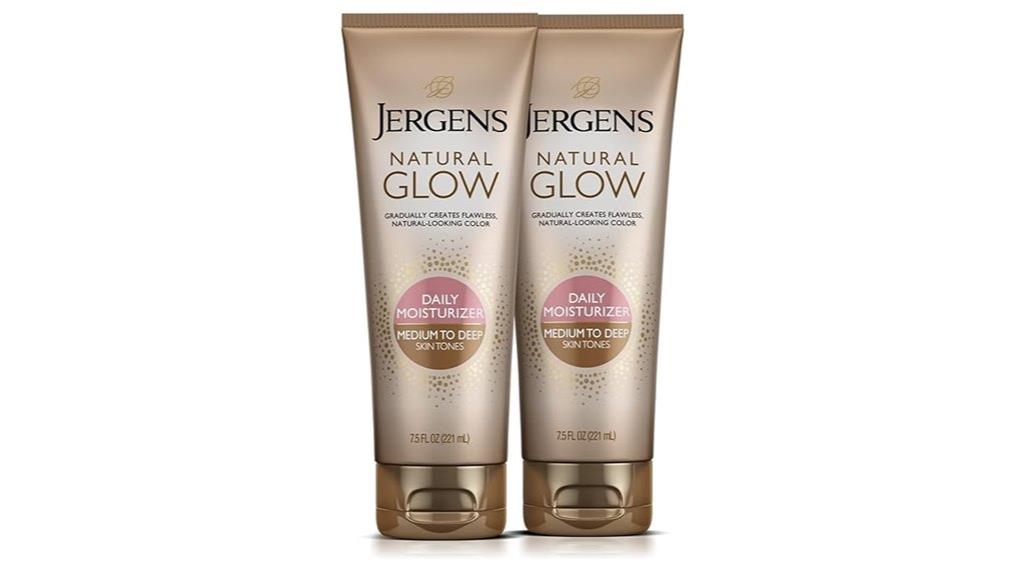 two bottles of tanning lotion