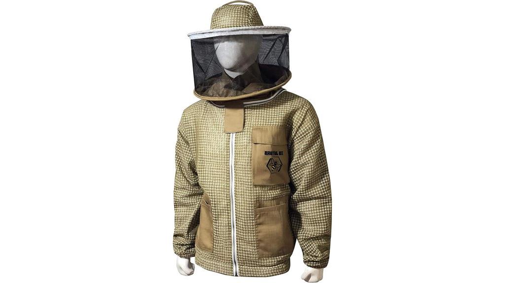 ultralight ventilated beekeeping jacket