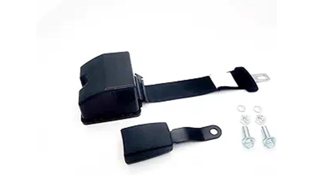 universal 71 inch black seatbelt