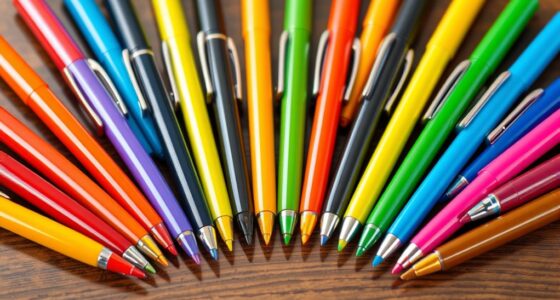 vibrant journaling pen collection