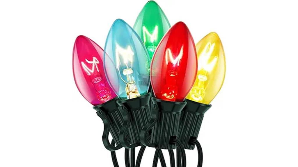 vintage multicolor outdoor lights