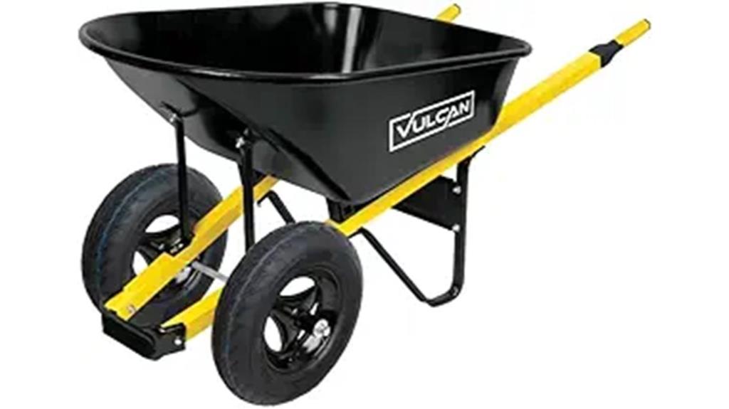 vulcan steel wheelbarrow