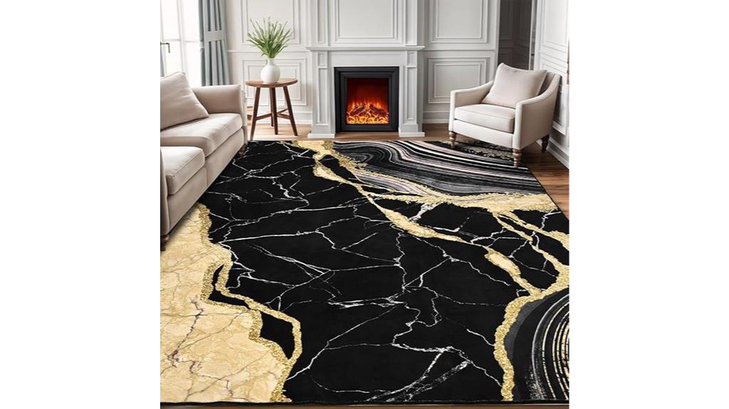 washable 5x7 marble rug