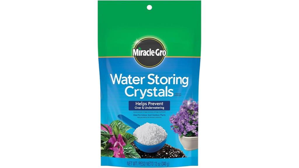 water storing plant crystals