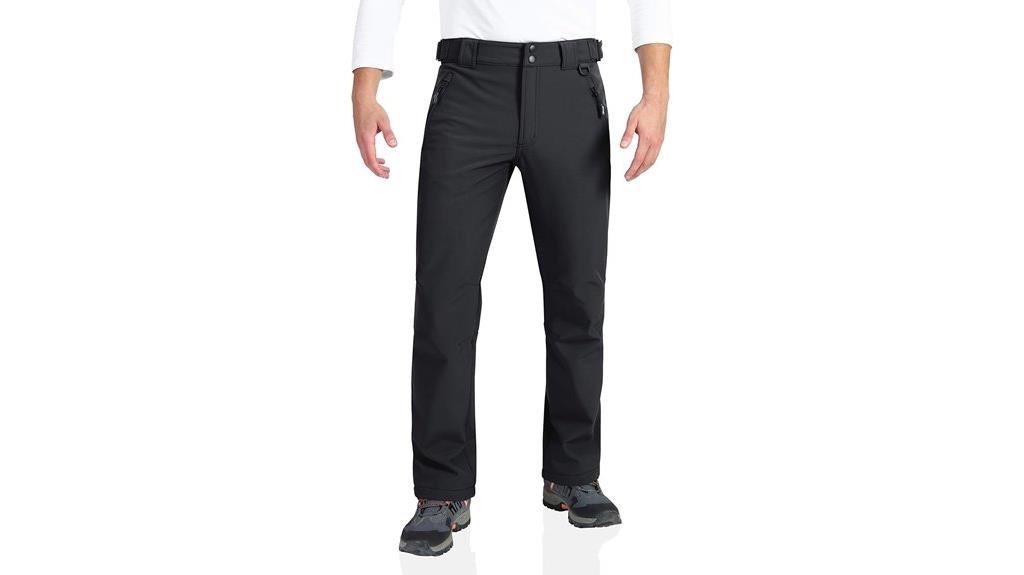waterproof fleece lined snow pants