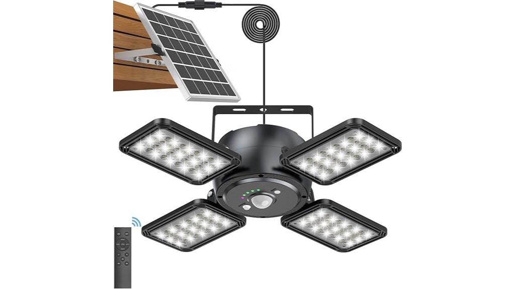waterproof solar pendant light