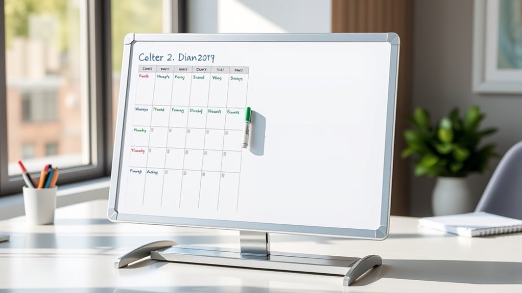 whiteboard size durability storage