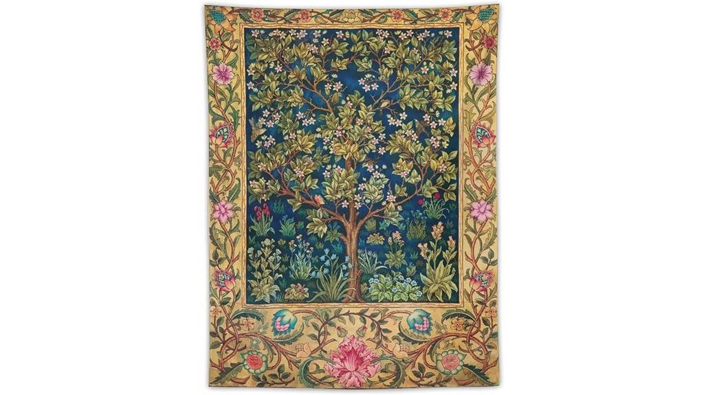 william morris tree tapestry