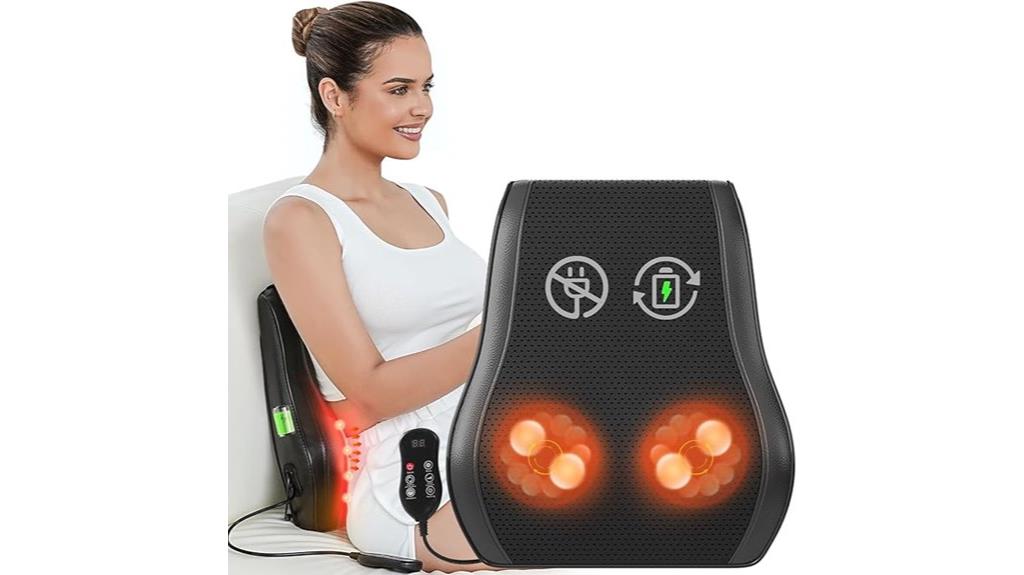 wireless heat neck massager