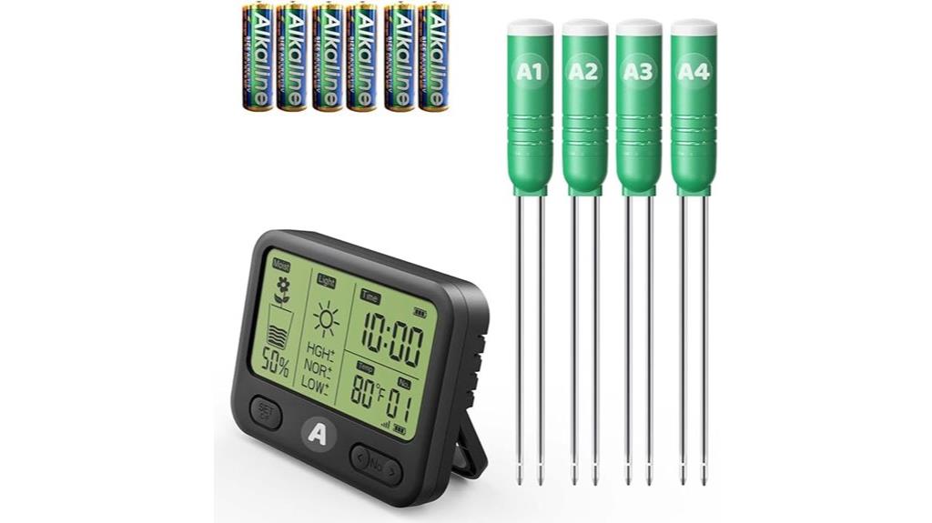 wireless lcd soil meter