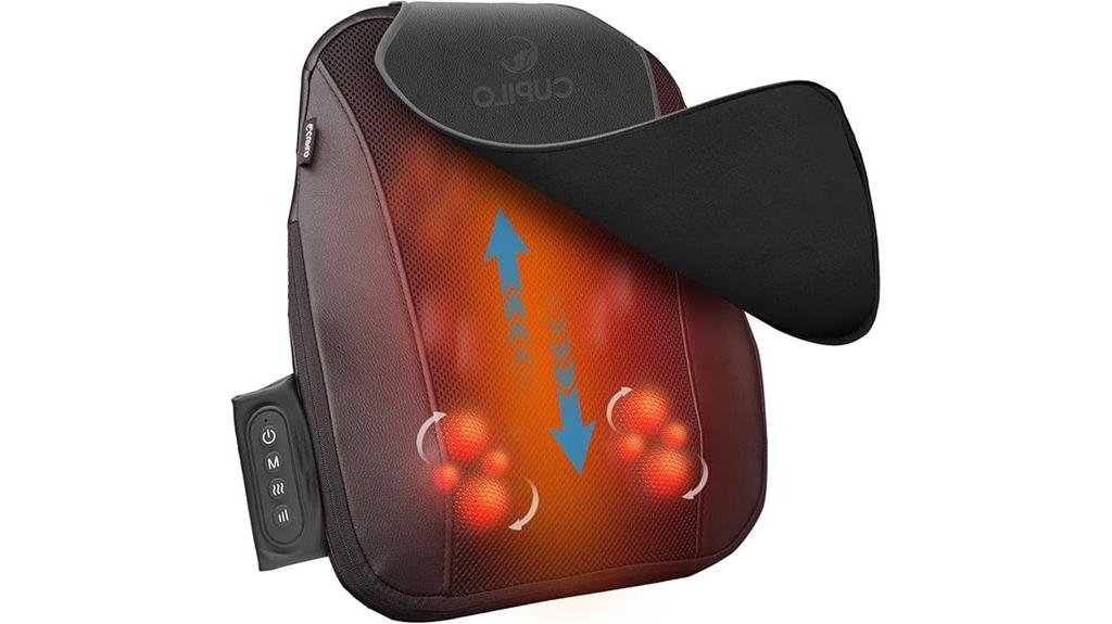wireless shiatsu back massager