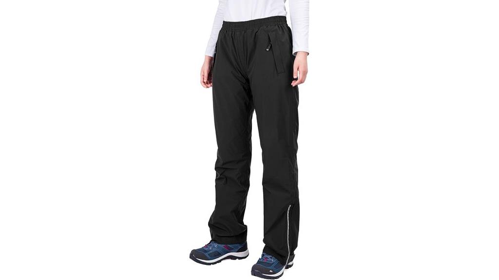 women s lightweight waterproof rain pants