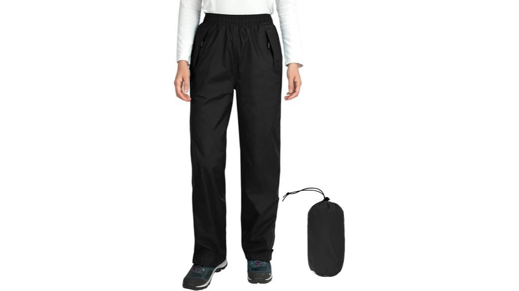 women s waterproof rain pants