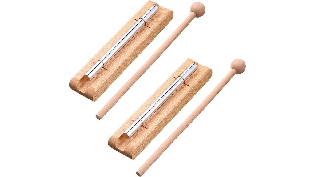 wooden classroom meditation chime