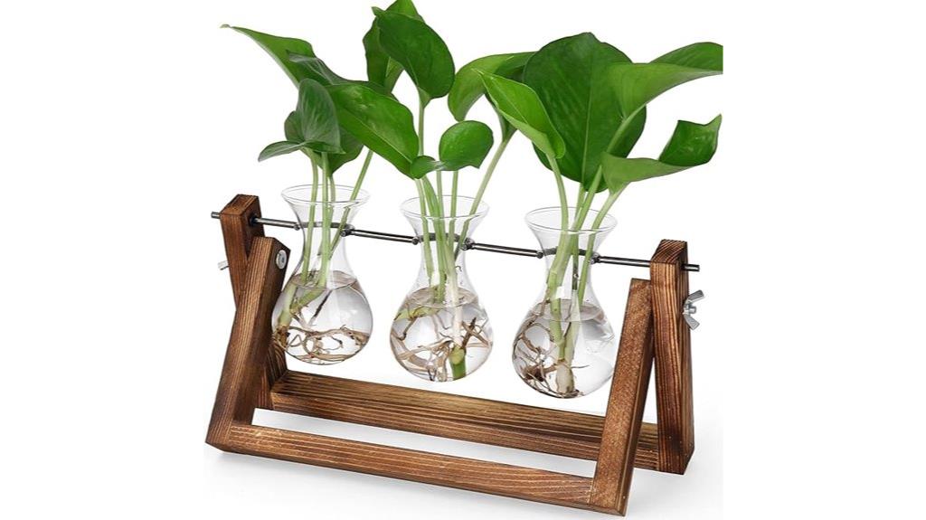wooden plant propagation station