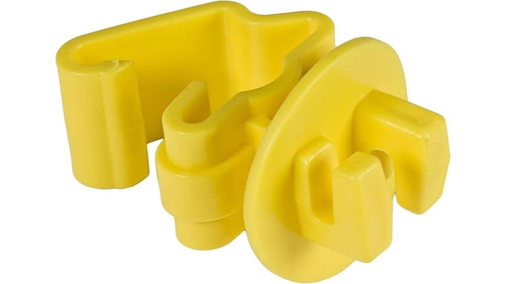 yellow t post insulator pack