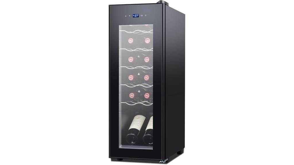 12 bottle digital wine fridge