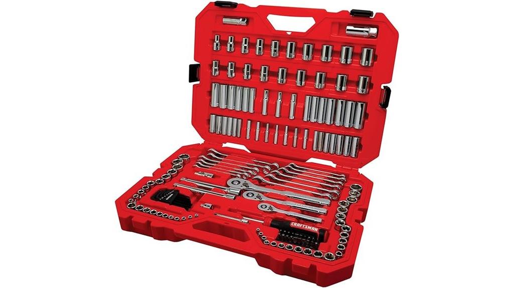 159 piece mechanic s socket set