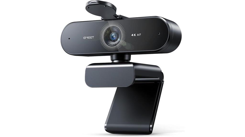 4k webcam dual microphones