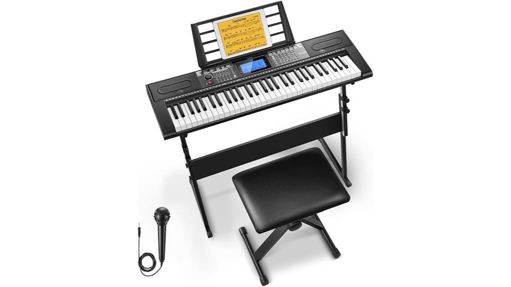 61 key digital piano kit