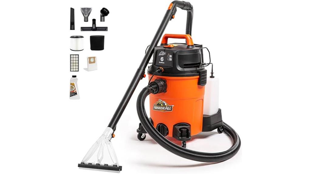 6 gallon upholstery vacuum