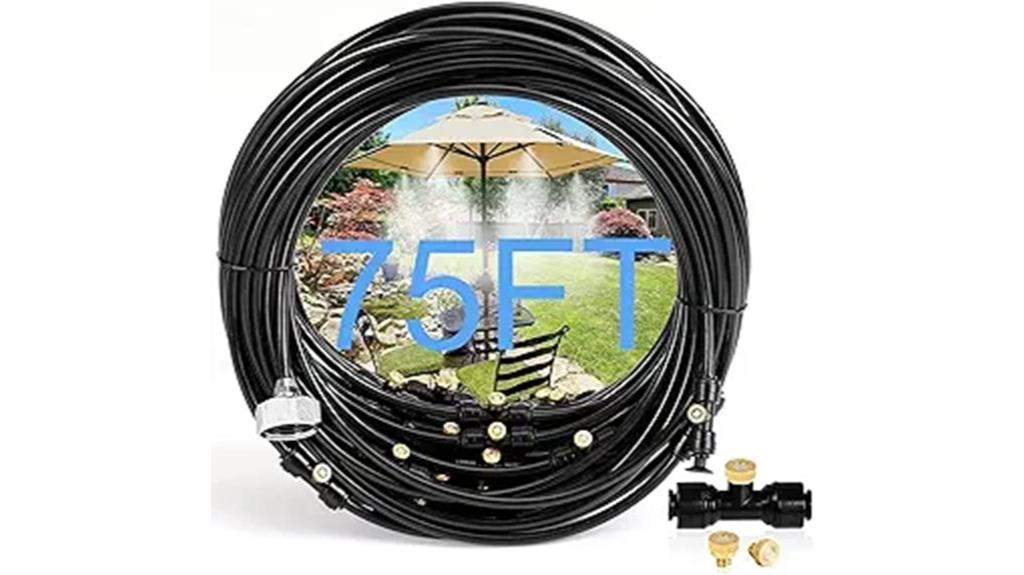 75ft brass nozzle misting