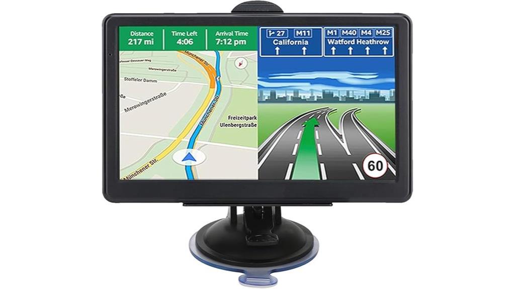 7 inch car gps display