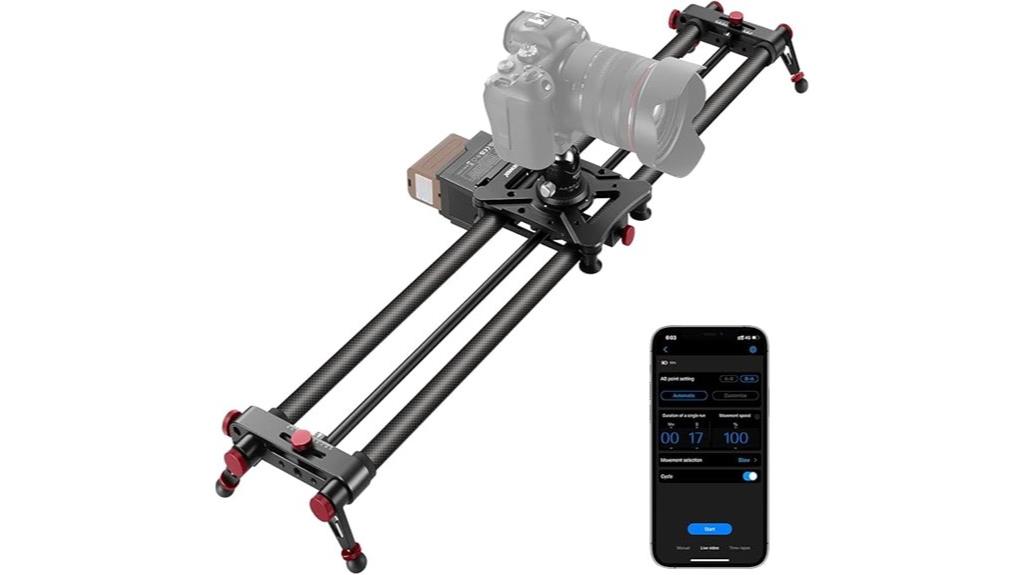 80cm motorized camera slider