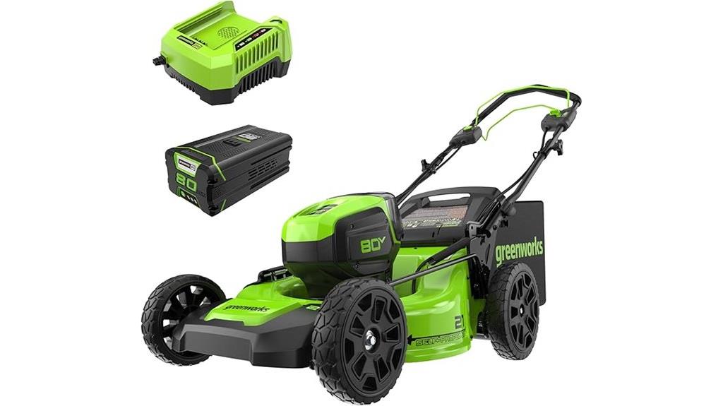 80v cordless lawn mower