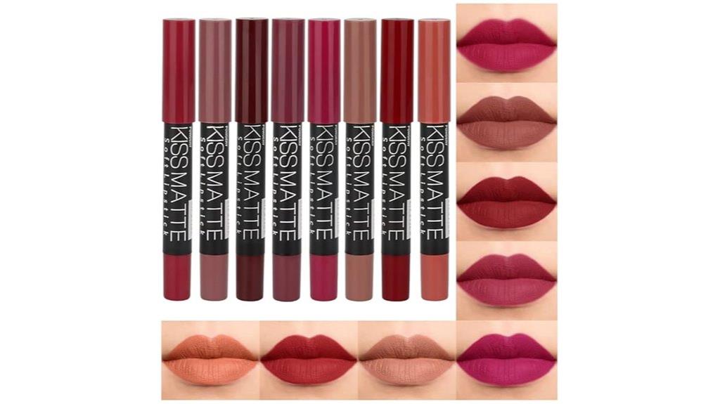 8 piece lipstick set