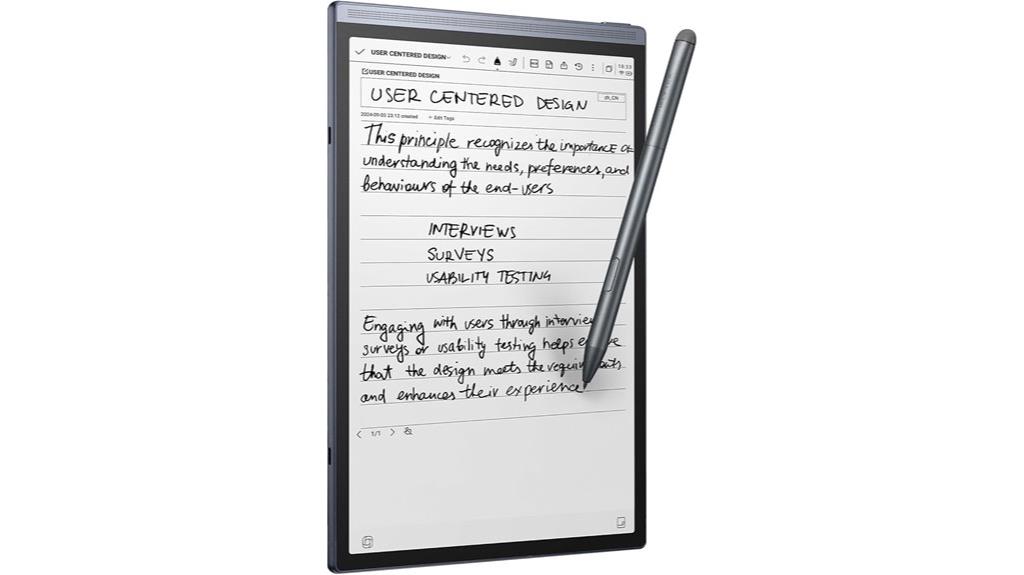 air 2 e ink tablet