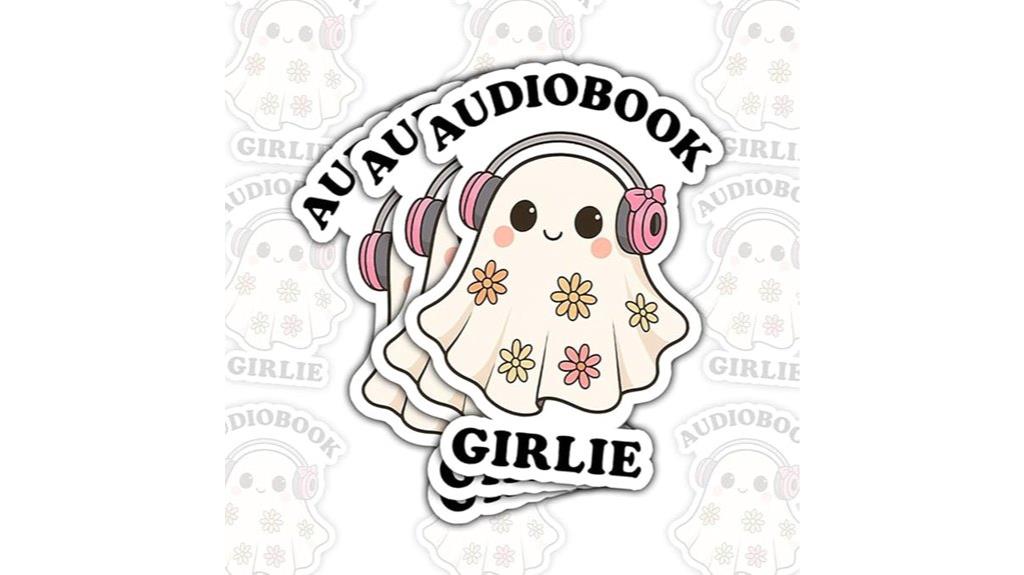 audiobook lover vinyl decal