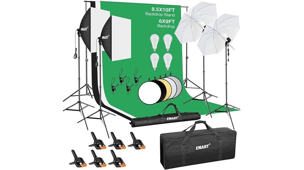 backdrop and lighting kit
