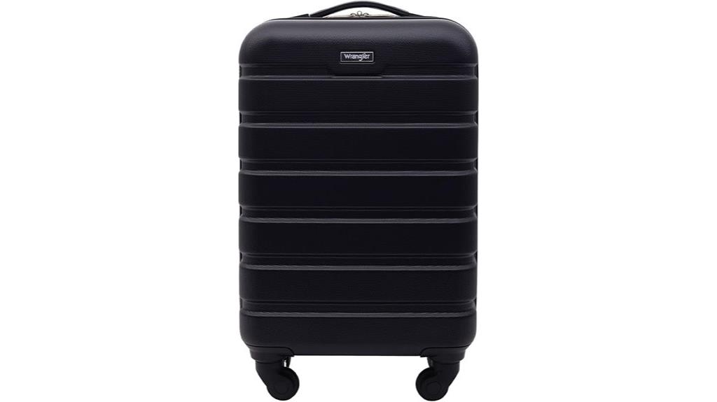 black 20 inch spinner luggage