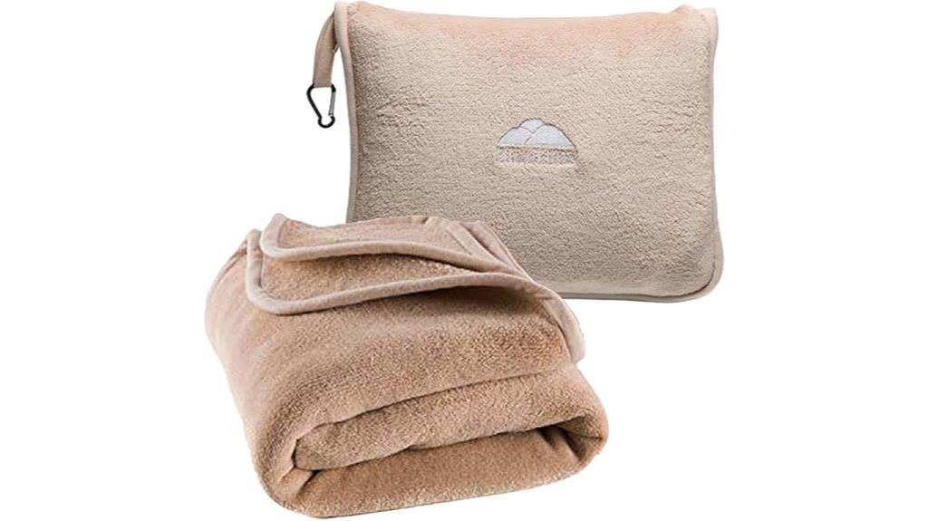 bluehills travel blanket set