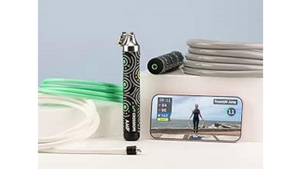 bluetooth enabled fitness jump rope
