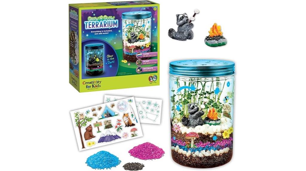 build grow glow terrarium