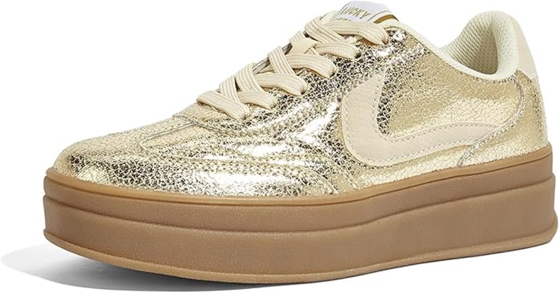 casual platform sneakers