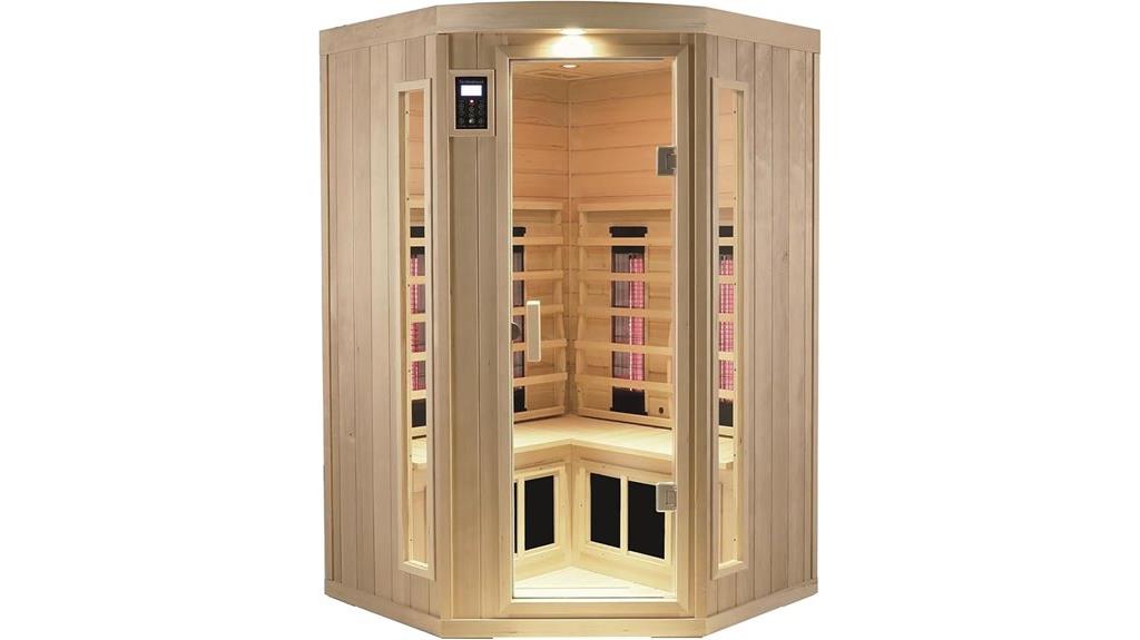 ceramic infrared sauna for multiple