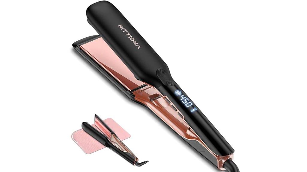ceramic plate hair straightener