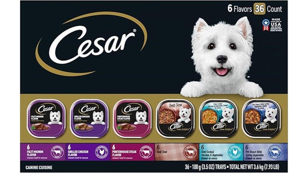 cesar 36 count dog food