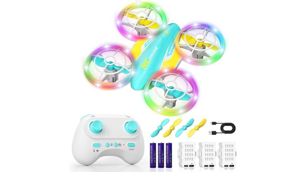 child friendly led drone