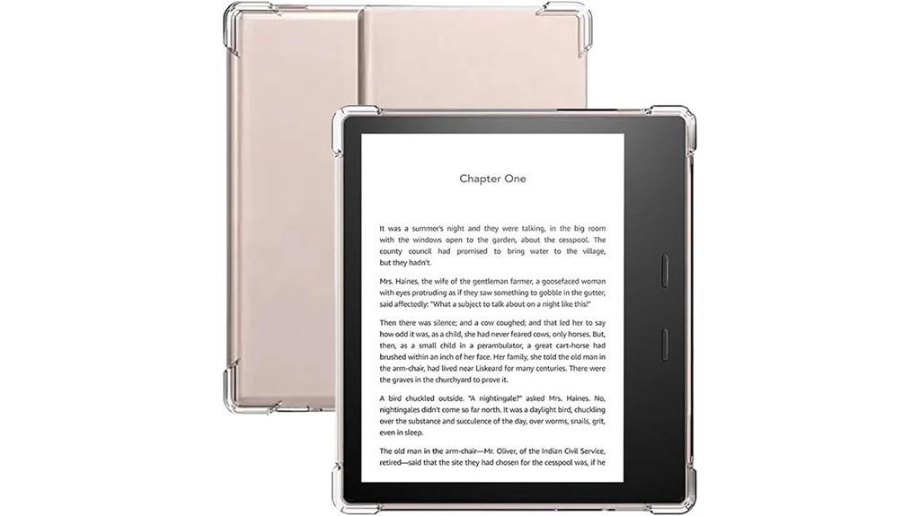 clear kindle oasis cover