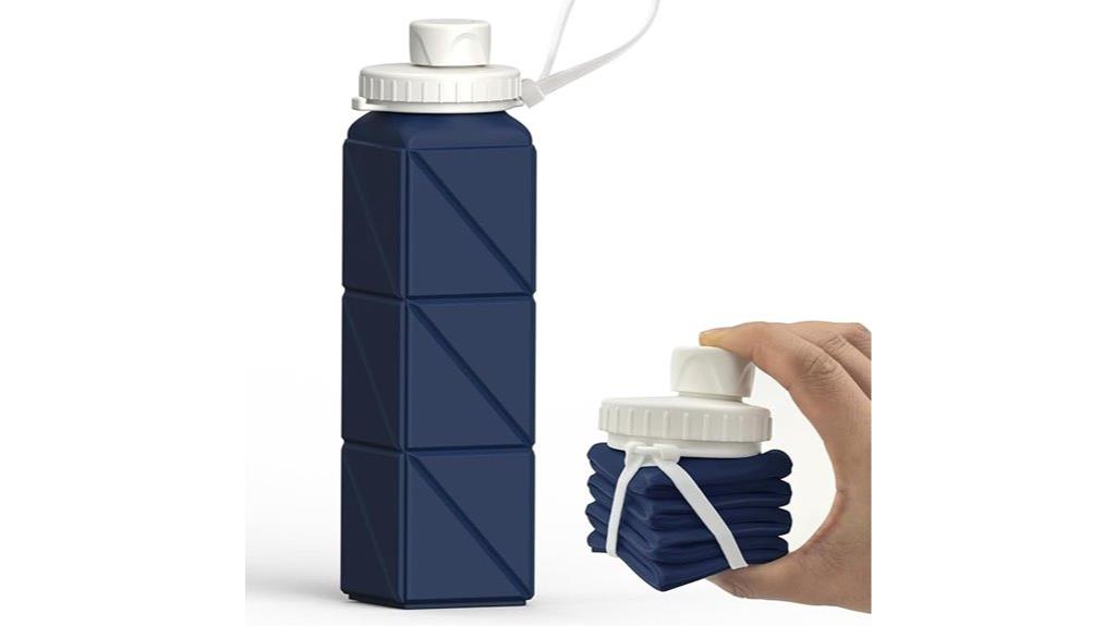 collapsible 20 6oz silicone bottle