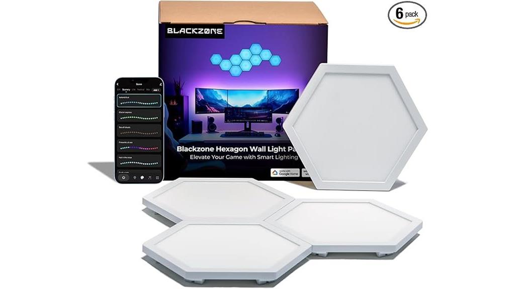 colorful modular light panels