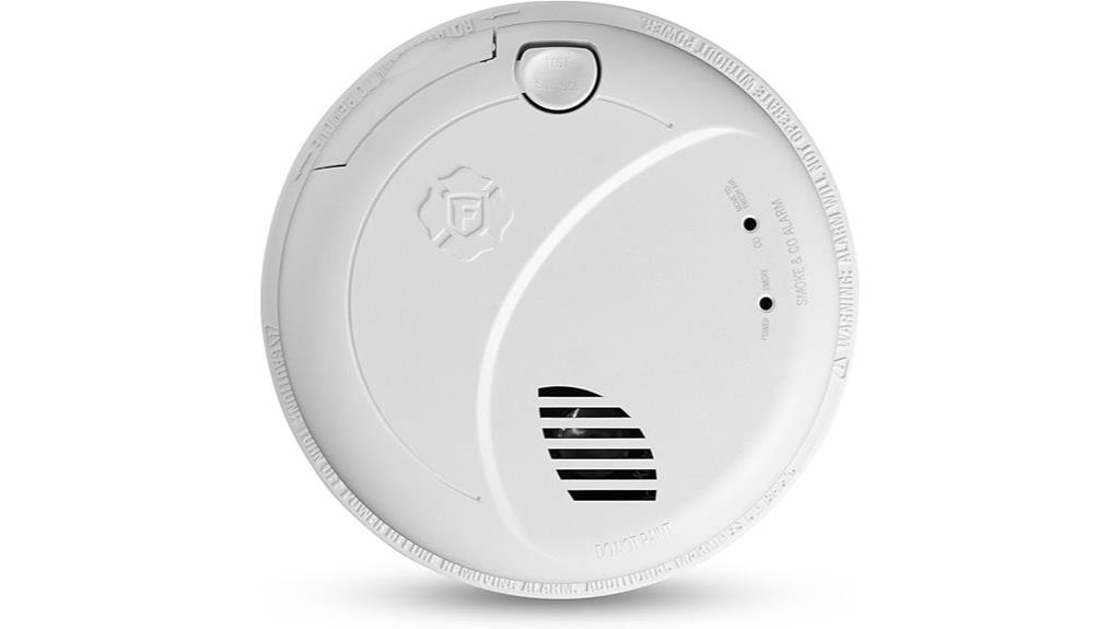 combination smoke and co alarm