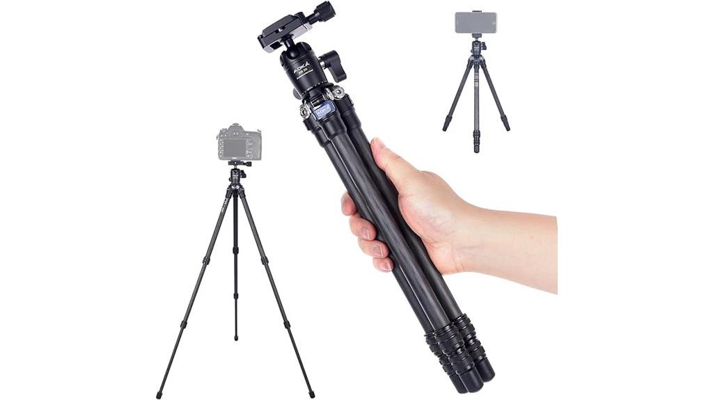 compact carbon fiber tripod