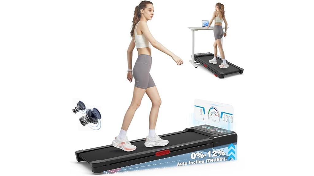 compact treadmill with incline