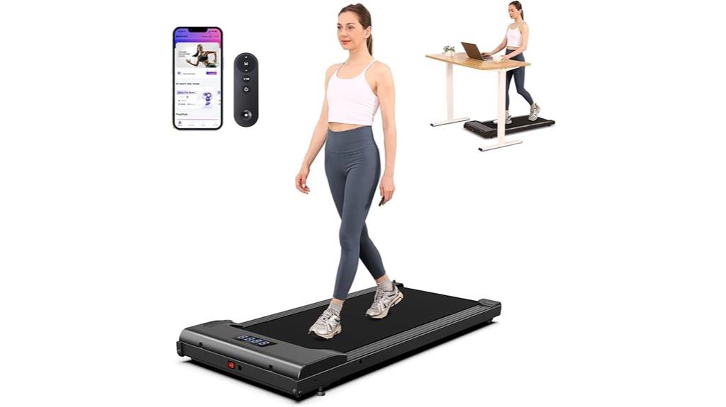 compact under desk treadmill